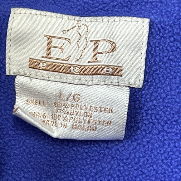 EP Pro quilted blue jacket, fleece lining. Size Large. Fair condition. - Picture 2 of 13